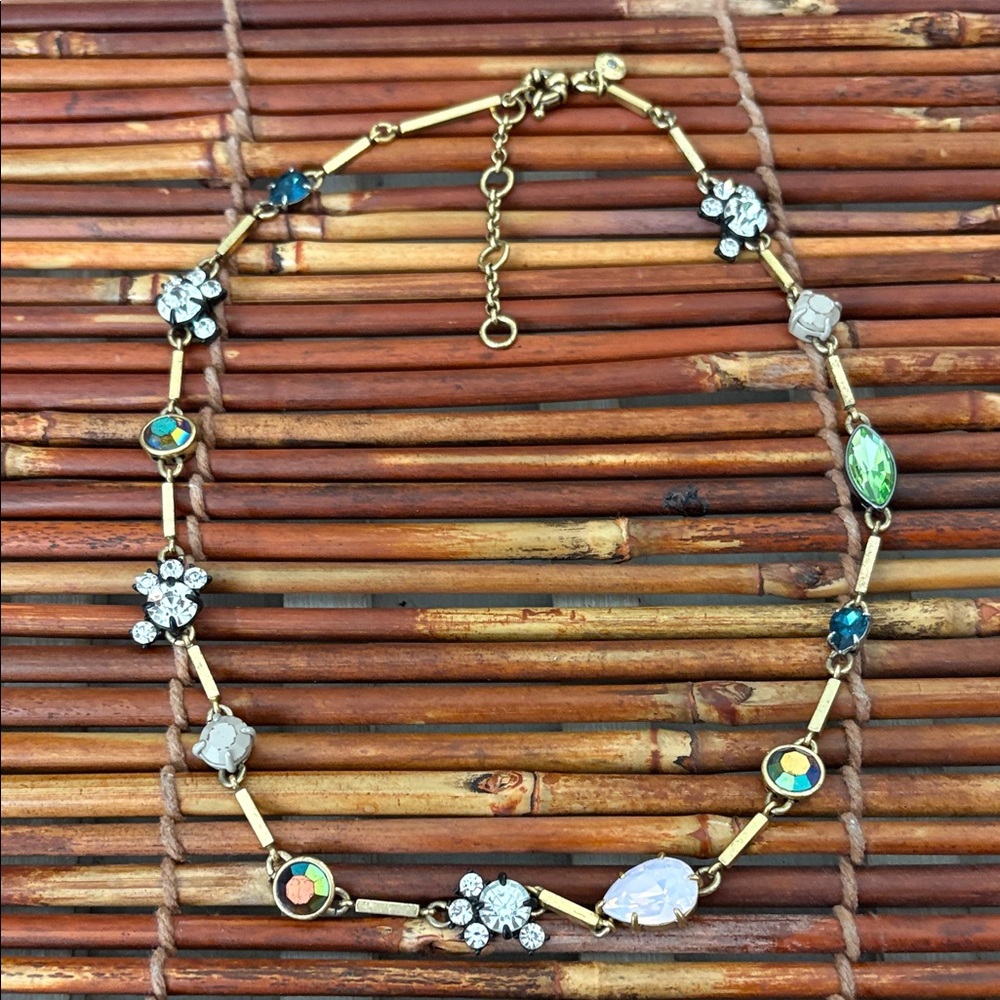 J. Crew Gold and Silver Floral Necklace - Picture 3 of 6